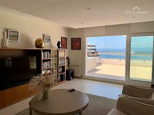 SUPERBE APPARTEMENT AVEC VUE MER EXCEPTIONNELLE AU MIRADOR DE LA BAHIA DE ROSAS