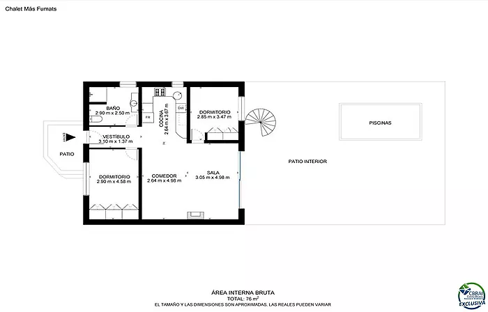 Villa rez-de-chaussée dans le quartier exclusif de Mas Fumats où vous pourrez passer des moments inoubliables en famille