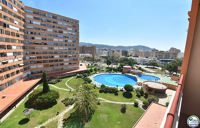 Studio à vendre à Roses, Santa Margarita avec piscines, jardins et parking communautaire.