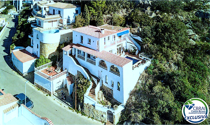 Magnífica casa con vista panorámica a la Bahía de Roses + Licencia turística