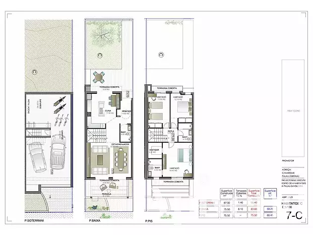 Casa de obra nueva en Palau Saverdera en complejo residencial